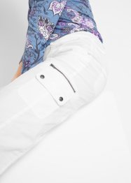 Pantaloni cargo in cotone con cinta comoda loose fit, bpc bonprix collection
