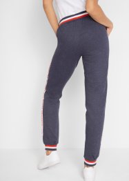 Pantaloni in felpa con scritta laterale, bpc bonprix collection