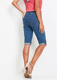 Bermuda di jeans con elastico, bonprix