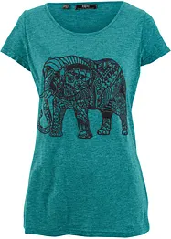 T-shirt in cotone con stampa, bonprix