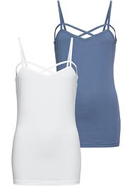 Canotte Basic ONLY - Pack Da 3 Top Senza Maniche In Cotone, Colori Basici Per Ogni Outfit - Foto 5