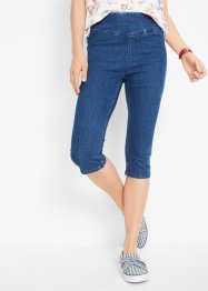 Jeans capri elasticizzati con cinta modellante, John Baner JEANSWEAR