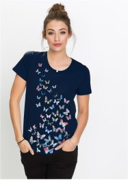 T-shirt con farfalle, RAINBOW