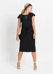 Abito midi in jersey di viscosa elasticizzata, bonprix
