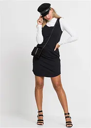 Abito in maglina di cotone con pizzo, bonprix