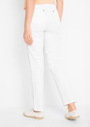 Pantaloni in cotone con elastico in vita e cinta comoda, straight, bpc bonprix collection