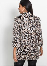 Blazer lungo in fantasia animalier, BODYFLIRT