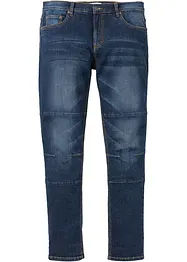 Jeans elasticizzati regular fit tapered taglio comfort, bonprix