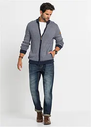 Cardigan con colletto dritto, bonprix