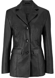 Blazer lungo in similpelle, bonprix