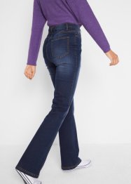 Jeans a zampa in cotone con cinta comoda, bpc bonprix collection