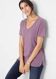 T-shirt con scollo a V profondo, bonprix