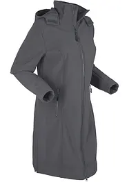 Giacca lunga in softshell idrorepellente, bonprix