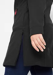 Giacca lunga in softshell idrorepellente, bonprix