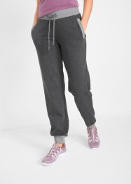 Pantaloni da jogging con elementi a contrasto materiale riciclato, bpc bonprix collection
