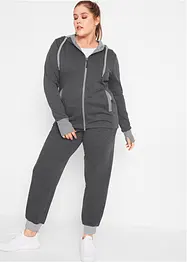 Pantaloni da jogging con elementi a contrasto materiale riciclato, bonprix