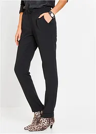 Pantaloni con pinces ed elastico in vita, bonprix