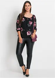 Blusa con coulisse, bonprix