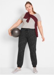 Pantaloni da jogging melange con elastico, bpc bonprix collection