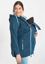 Giacca prémaman in pile con inserto babywearing, bonprix