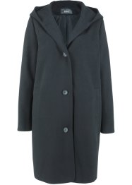 Cappotto corto in simil lana con cappuccio, bpc bonprix collection