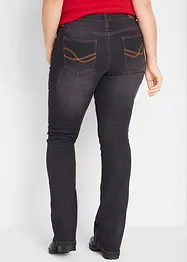 Jeans elasticizzati bootcut, vita media, bonprix