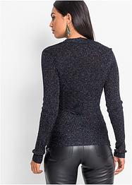 Maglione a costine con lurex, BODYFLIRT