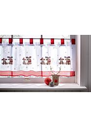 Tenda a vetro con renne ricamate, bpc living bonprix collection