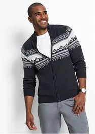 Cardigan norvegese con cotone, bonprix