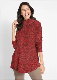 Maglione poncho lungo a maniche lunghe, bonprix