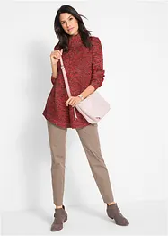 Maglione poncho lungo a maniche lunghe, bonprix