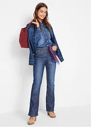 Jeans termici elasticizzati, bootcut, bonprix