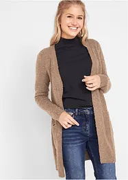 Cardigan lungo in bouclé, bonprix