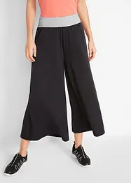 Pantaloni culotte in maglina al polpaccio, bonprix