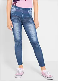 Leggings con stampa effetto denim, bonprix