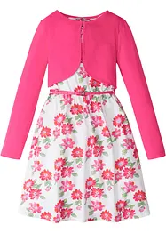 Abito, cintura, bolero (set 3 pezzi), bonprix