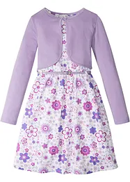 Abito, cintura e bolero (set 3 pezzi), bonprix