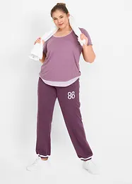 Pantaloni sportivi con tasche richiudibili, bonprix