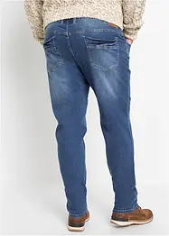 Jeans elasticizzati regular fit, tapered, bonprix