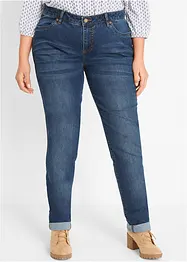 Jeans elasticizzati straight, a vita media, bonprix