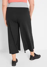 Pantaloni culotte in maglina al polpaccio, bonprix