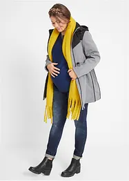 Giacca prémaman corta in softshell con inserto babywearing, bonprix