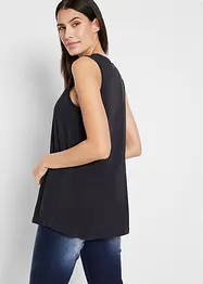 Top lungo con scollo rotondo, bonprix