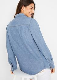 Camicia in jeans a maniche lunghe, John Baner JEANSWEAR