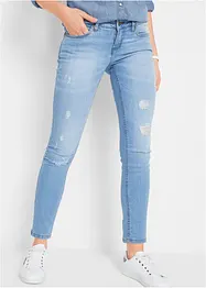 Jeans skinny elasticizzati, vita media, bonprix