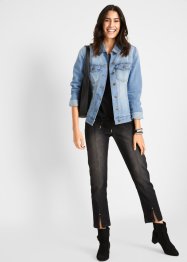 Giacca di jeans con inserti a costine, bpc bonprix collection