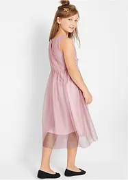 Abito midi con inserto in pizzo, bonprix