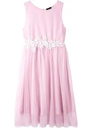 Abito midi con inserto in pizzo, bonprix