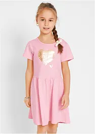 Abito di jersey in puro cotone biologico (pacco da 2), bonprix