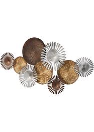 Decorazione da parete con fiori in metallo, bpc living bonprix collection